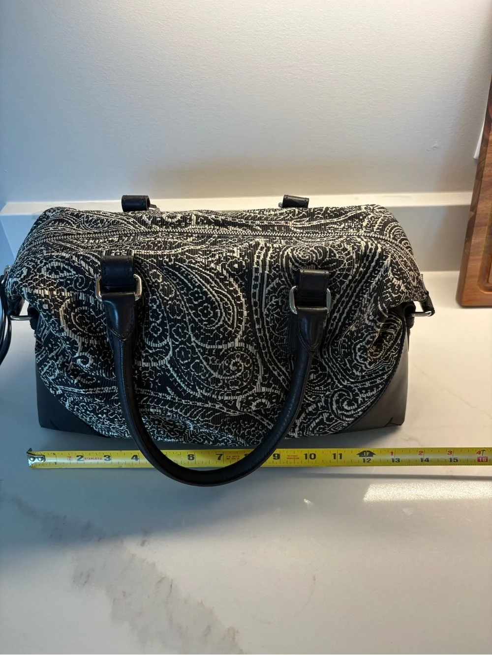 Tumi Paisley Satchel Handbag